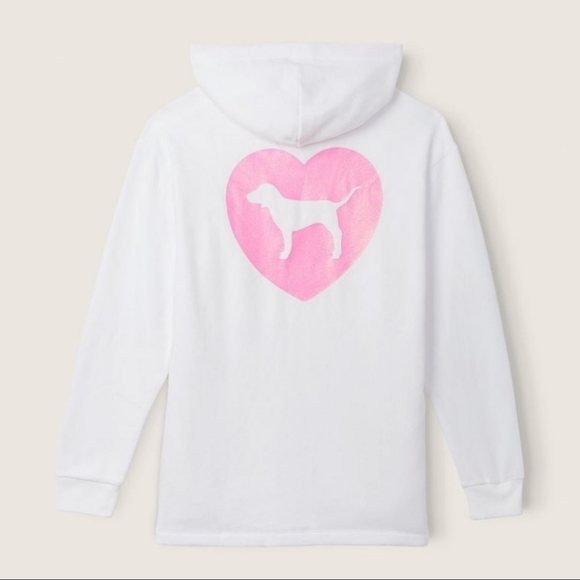 Vs pink originals campus hoodie, size large. NWT. - Picture 4 of 5